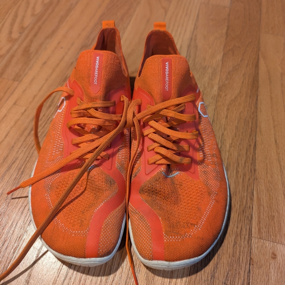 Vivobarefoot Men's Bright Orange Athletic Shoes- Size EUR 40/Men's 7/Women's 9 - Picture 2 of 7